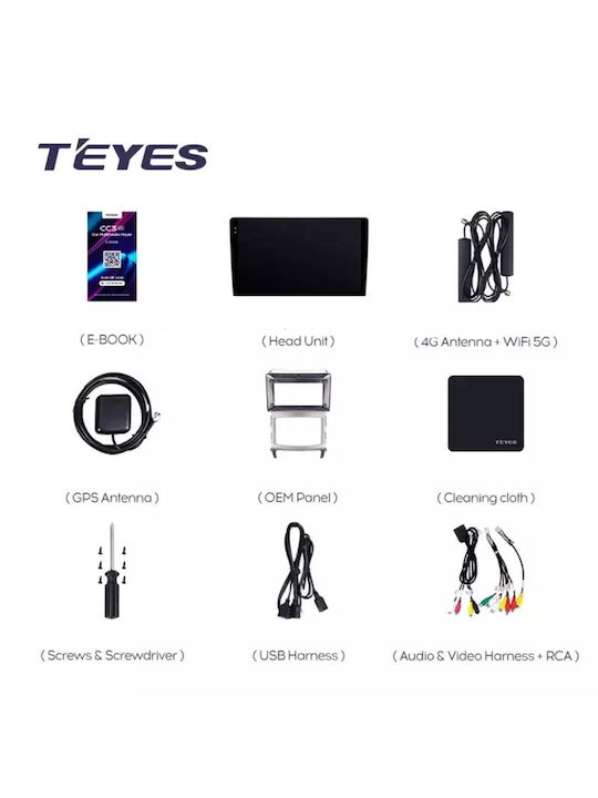 Navigație auto Teyes CC3 2K Hyundai Ix55 2006-2015 4+64GB 9.5" QLED Octa-core 2GHz Android 4G Bluetooth 5.1 DSP