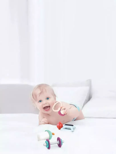 Hola Toys Teething Rattle from Plastic for 3 Months+