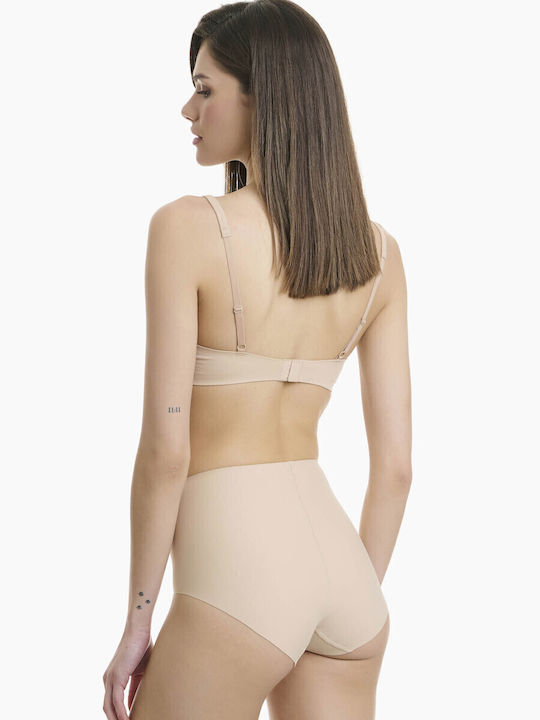 Walk Tightening Slip Seamless Beige