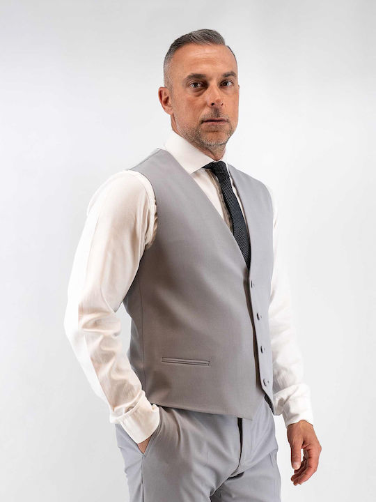 Мъжко жиле Silver Grey