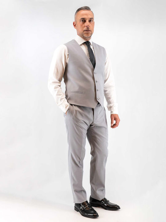 Мъжко жиле Silver Grey