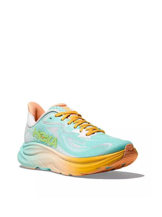 HOKA Clifton 10 Women's Running Blue Spark White