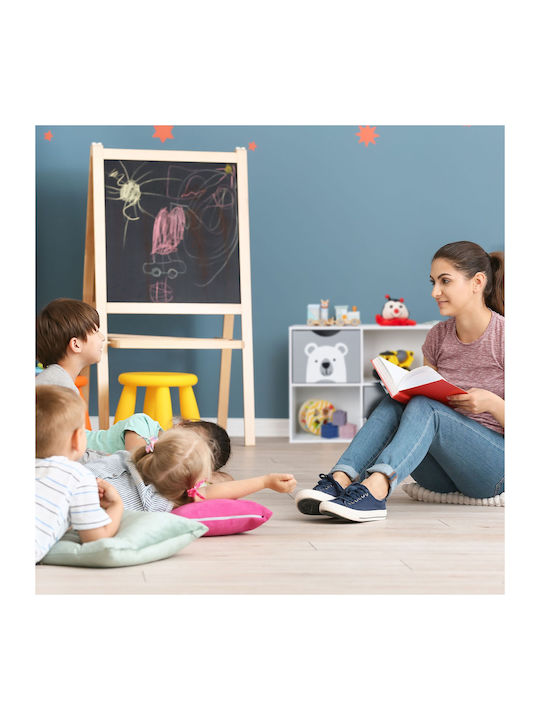 Comodă pentru copii Alb cu 2 sertare 60x24.5x48buc