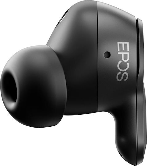Epos Adapt E1 In-ear Bluetooth Handsfree Earphones with Sweat Resistance and Charging Case Scandinavian Black