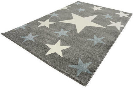 Star Παιδικό Χαλί Γκρι 200x290cm
