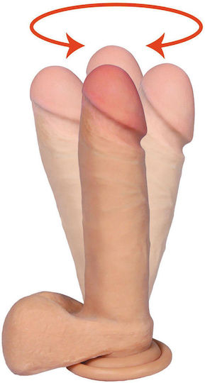 Realistisch Vibrator mit Fernbedienung Fleisch