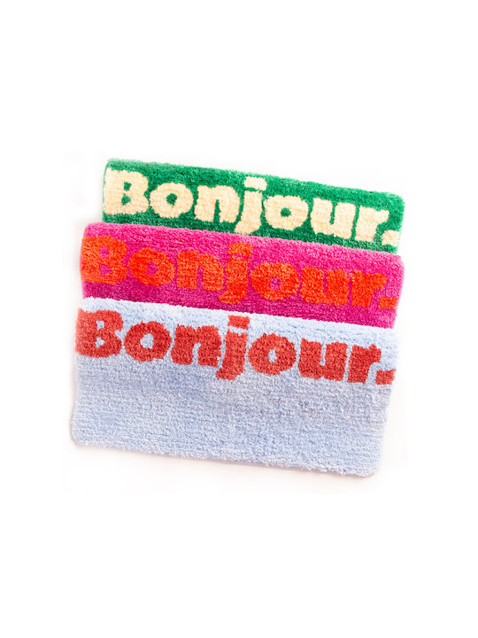 Bonjour Pink Bath Mat