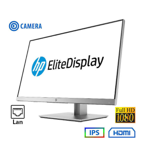 HP EliteDisplay E243d Refurbished Grade A IPS Monitor 24" FHD 1920x1080