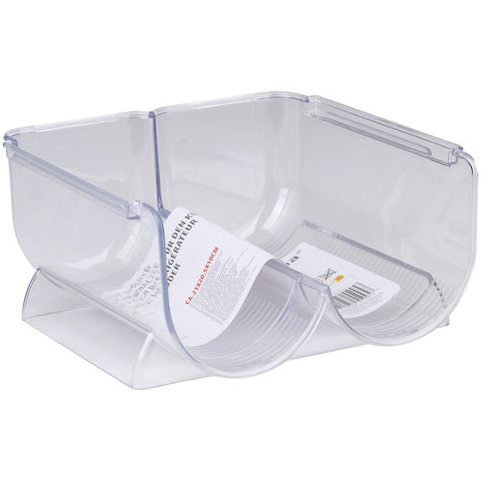 ArteLibre Kühlschrank-Weinregal Transparentes Plastik 21x20,5x10cm