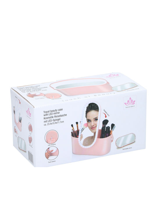 Reise-Beautycase mit LED-Spiegel
