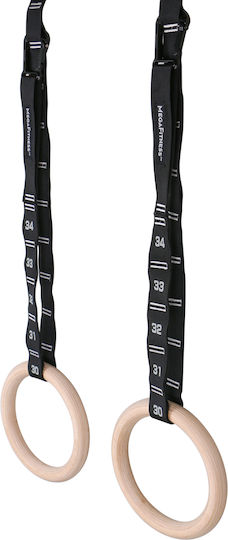 Ruilin 38477 Κρίκοι Γυμναστικής με Διάμετρο 23cm