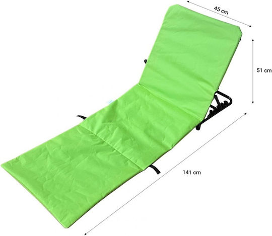 Strandmatte Hr/chaslon-141*45*51cm Hellgrün