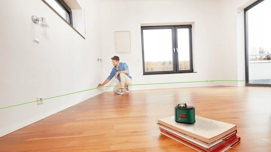 Bosch UniversalLevel 360 Premium Set Самонивелиращо Линейно Лазерен нивелир Зелен лъч 1.5V с Работен обхват 24м