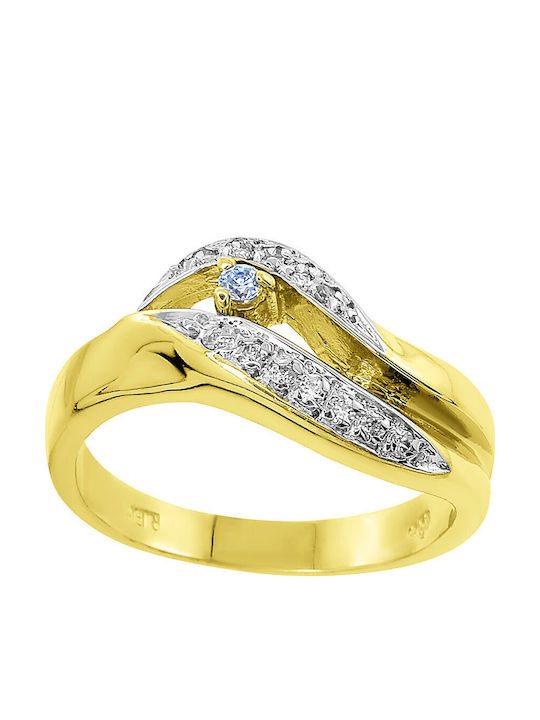 Antwnakakis Дамски Пръстен от Бяло злато 14K