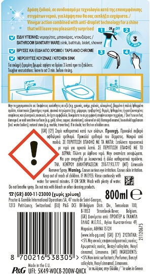 Viakal Spray de curățare Anti-calcar 800ml