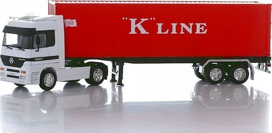 Welly Truck mit Anhänger 1:32 Mercedes Benz Actros K Line