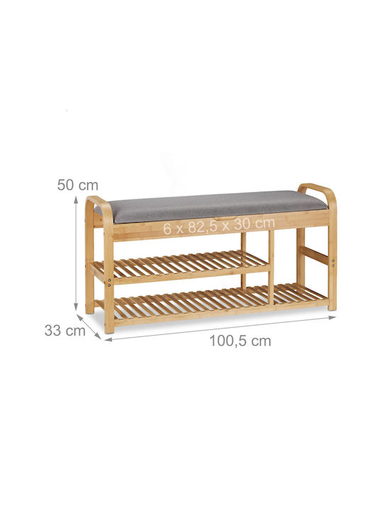 Eingangsmöbel mit Schuhschrank & Bank 100.5x33x50cm