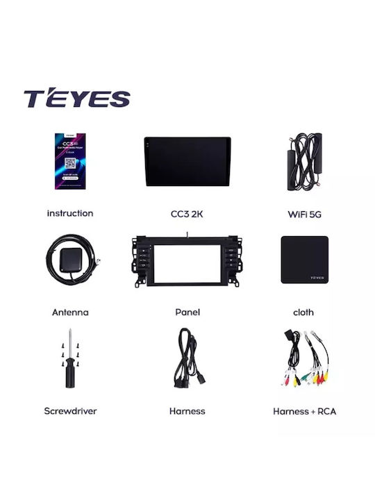 Teyes Sistem Audio Auto pentru Land Rover Descoperire Sport 2014-2023 (Bluetooth/USB/WiFi/GPS/Apple-Carplay/Android-Auto) cu Ecran Tactil 9"