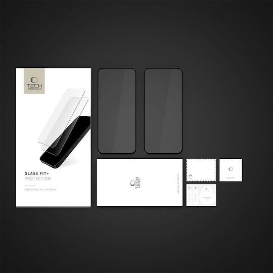 Tech-Protect FIT+ Full Glue Закалено Стъкло 2 Бр. (Motorola Moto G15 / G15 Power / G05 / E15 / G17 / G17 Power)