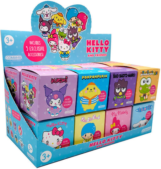 Comansi Friends Hello Kitty 16 τεμάχια 6εκ. (Διάφορα Σχέδια)