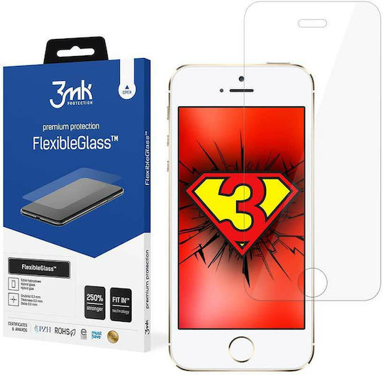3MK Flexibleglass Ceramic Tempered Glass (iPhone 5 / 5s / SE)
