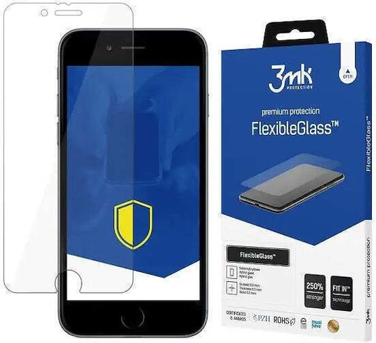3MK Flexibleglass Gehärtetes Glas (iPhone SE 2022 / 2020 / 8 / 7)