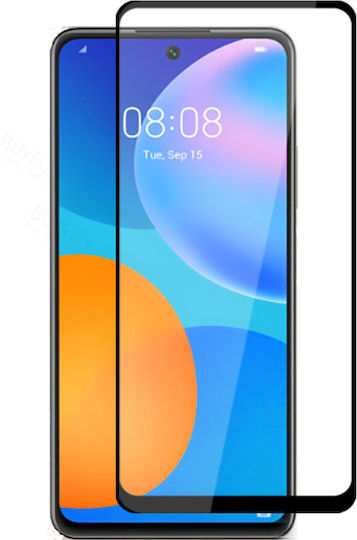 5D Пълно лепило Закалено стъкло за цялото лице Черен (Galaxy A42)