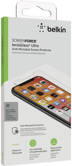 Belkin ScreenForce InvisiG.Ultra Antimic Tempered Glass (iPhone 11 Pro / X / XS)