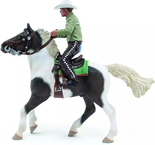 Papo Figurină Papo cowboy și calul său