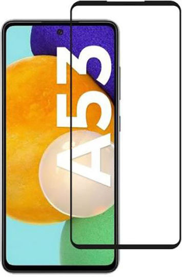 5D 0.33mm Vollflächig gehärtetes Glas Schwarz (Galaxy A53)