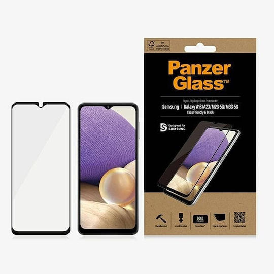 PanzerGlass Case Friendly Full Face Tempered Glass (Galaxy A13/A23/M13/M23 5G/M33 5G/A23 5G)