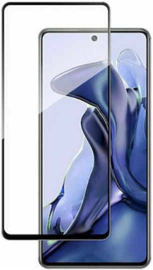 Nuon 3D Full Glue Full Face Tempered Glass Μαύρο (Xiaomi 11T / 11T Pro)
