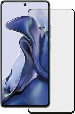 Full Glue Full Face Tempered Glass Μαύρο (Redmi Note 11/11S)