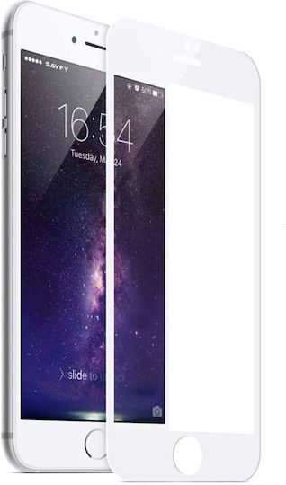 Full Face Tempered Glass White (iPhone 8 Plus / 7 Plus)