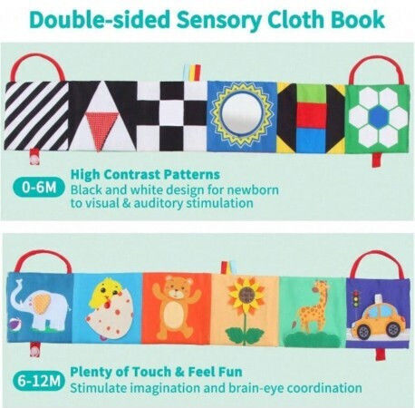 Lazarid Activity Book made of Fabric for 0++ Months