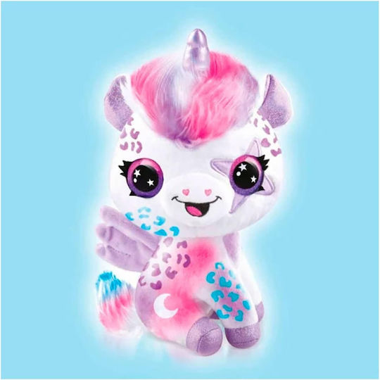 Barbie Animăluț Canal Toys Airbrush Plush Cosmic Unicorn din Țesătură cu lumină pentru 6++ Luni