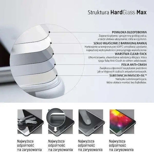 3MK HardGlass Max Full Face Tempered Glass (Galaxy S9)