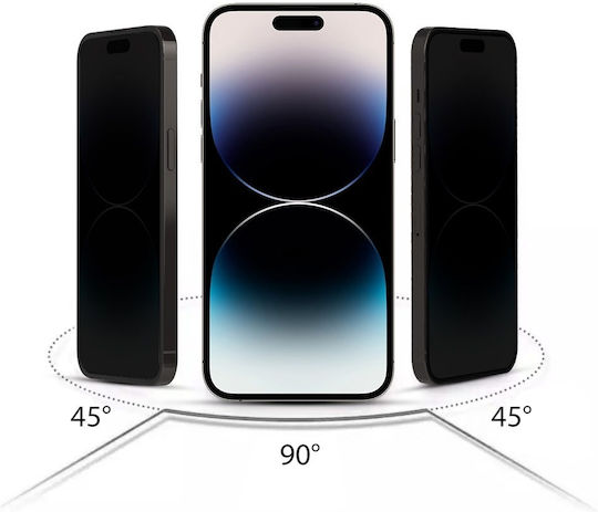 Hofi Pro+ Privacy Full Face Tempered Glass Negru (iPhone 13 mini)