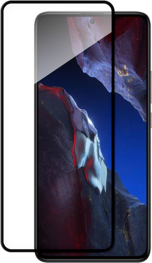 Full Glue Full Face Tempered Glass Black (Poco F5 Pro)