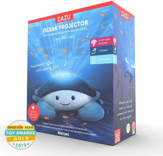 Zazu Animăluț cu Lumină și Senzor de Plâns pentru 0++ Luni