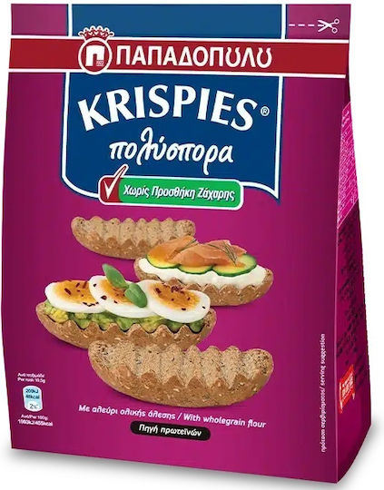 Παπαδοπούλου Παξιμάδια Πολύσπορο Krispies 200gr