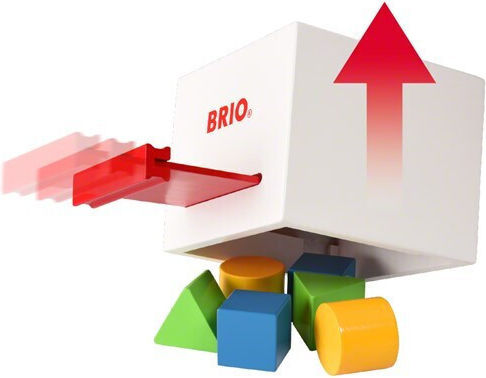 Brio Toys Shape Sorting Toy Sorting Box made of Wood for 12++ Months