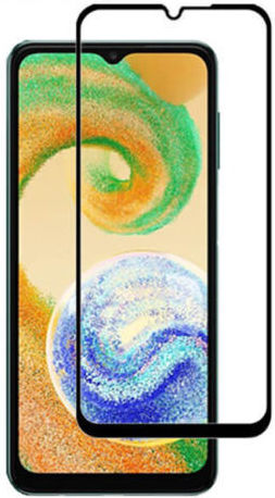 9H 0.26мм Пълно лепило Закалено стъкло за цялото лице Черен (Galaxy A04s)