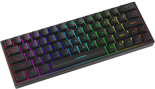 Marvo KG955 Shogo 63 Ασύρματο Gaming Μηχανικό Πληκτρολόγιο 60% με Custom διακόπτες και RGB φωτισμό (Αγγλικό US)