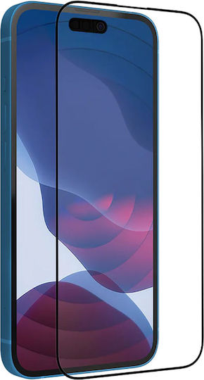 Ceramic 5D Full Face Tempered Glass Μαύρο (iPhone 14 Pro Max)