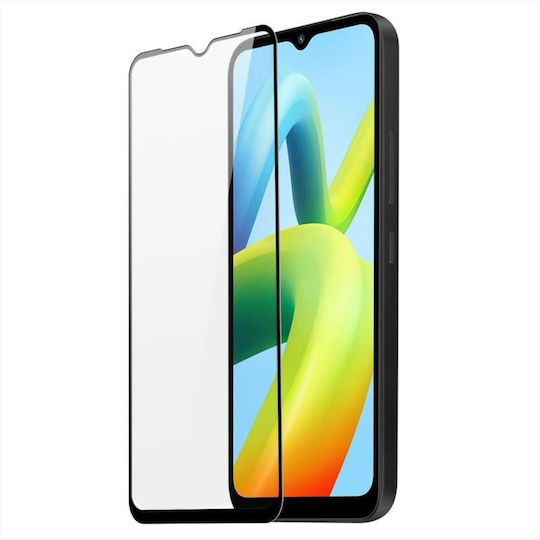 Dux Ducis 9H 9D Full Face Tempered Glass Black (Xiaomi Redmi A2, Redmi A1)