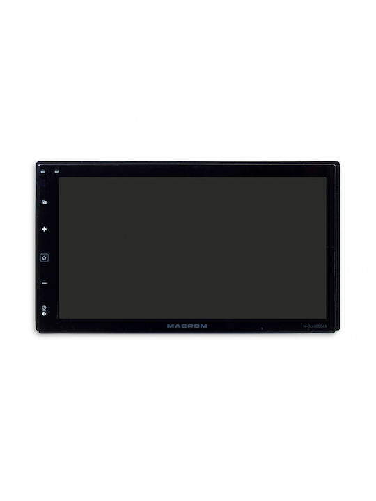 Macrom Ηχοσύστημα Αυτοκινήτου (Bluetooth/USB/WiFi/GPS/Apple-Carplay/Android-Auto/CD) με Οθόνη Αφής 6.8"