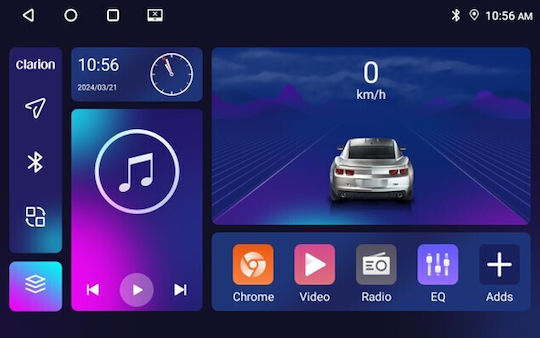 Clarion Ηχοσύστημα Αυτοκινήτου για Mitsubishi Colt 2013 (Bluetooth/USB/WiFi/GPS/Apple-Carplay/Android-Auto)