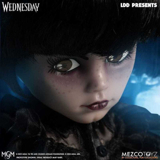 Mezco Toys Wednesday Puppe 25cm.