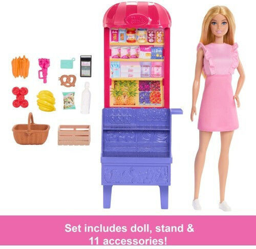 Barbie Malibu Set de păpuși Malibu la Piață pentru 3+ ani+ Ani (Diverse modele) 1 buc